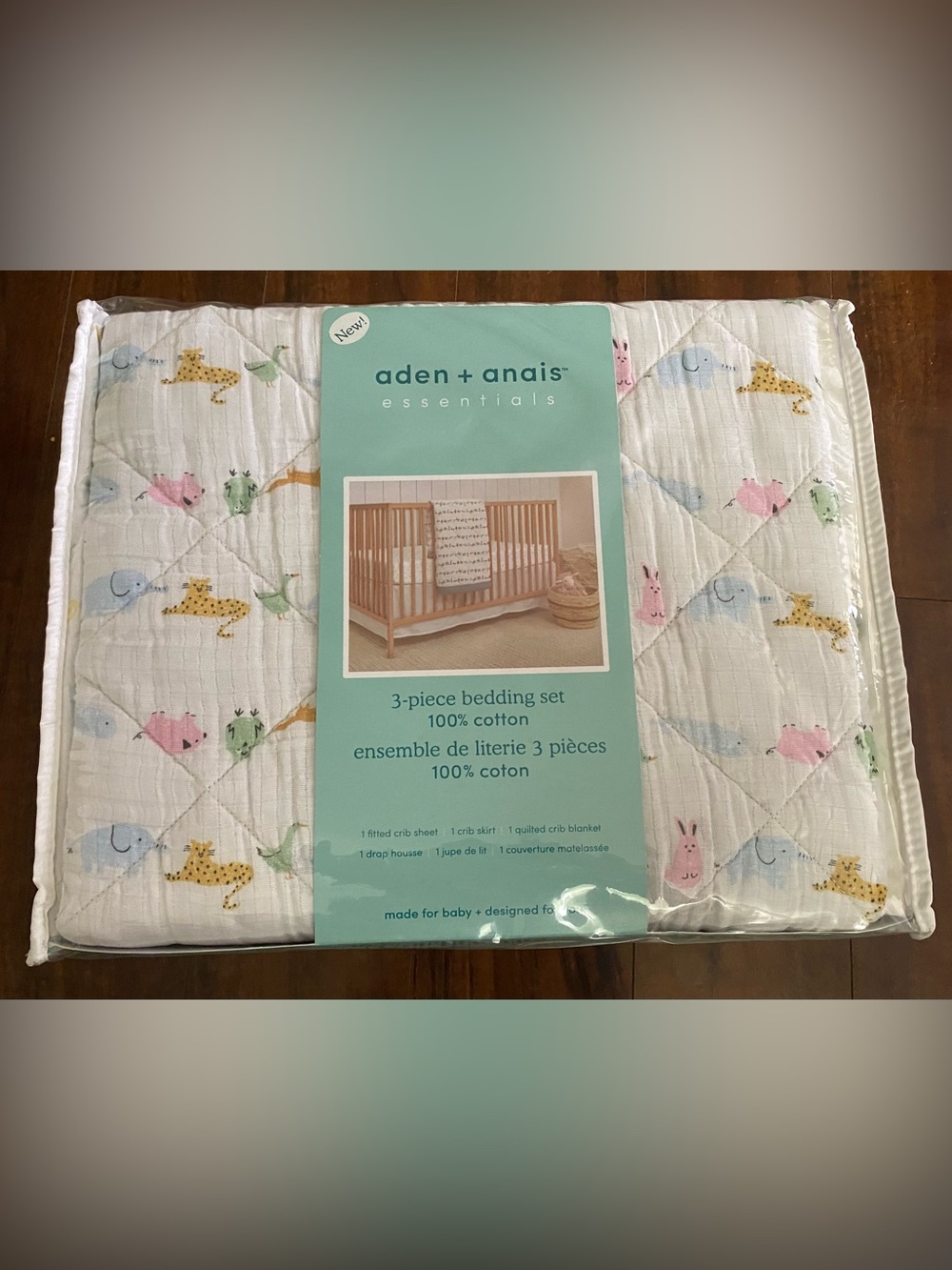 aden + anais 3 piece cotton bedding set